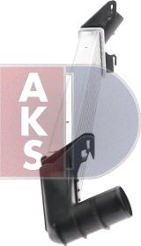 AKS Dasis 497001N - Интеркулер autozip.com.ua
