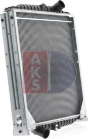 AKS Dasis 400003X - Радіатор, охолодження двигуна autozip.com.ua