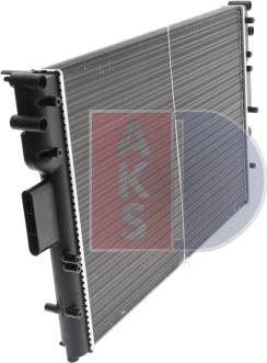 AKS Dasis 400037N - Радіатор, охолодження двигуна autozip.com.ua