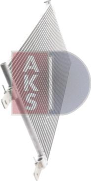 AKS Dasis 402008N - Конденсатор, кондиціонер autozip.com.ua