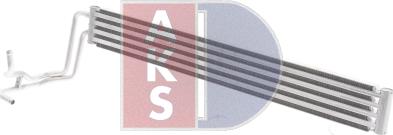 AKS Dasis 486004N - Масляний радіатор, рухове масло autozip.com.ua