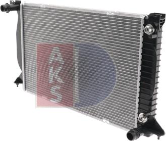 AKS Dasis 480040N - Радіатор, охолодження двигуна autozip.com.ua