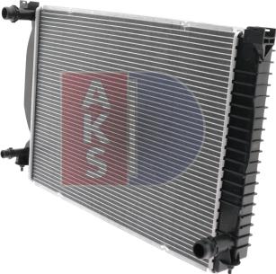 AKS Dasis 480042N - Радіатор, охолодження двигуна autozip.com.ua