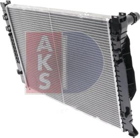 AKS Dasis 480058N - Радіатор, охолодження двигуна autozip.com.ua
