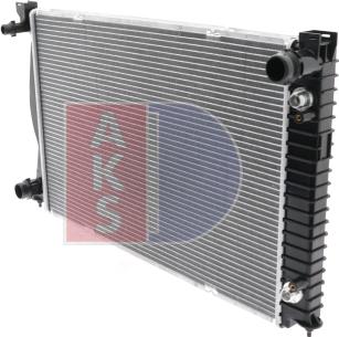 AKS Dasis 480053N - Радіатор, охолодження двигуна autozip.com.ua
