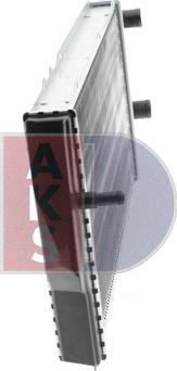 AKS Dasis 480060N - Радіатор, охолодження двигуна autozip.com.ua