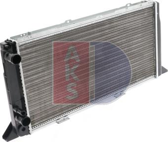 AKS Dasis 480015N - Радіатор, охолодження двигуна autozip.com.ua