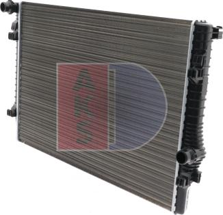 AKS Dasis 480085N - Радіатор, охолодження двигуна autozip.com.ua