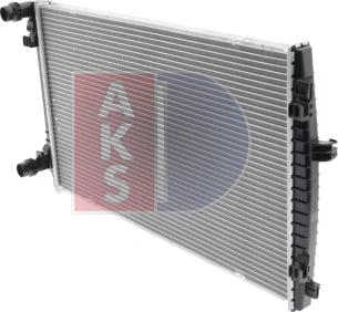 AKS Dasis 480081N - Радіатор, охолодження двигуна autozip.com.ua