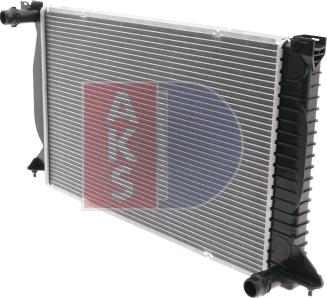 AKS Dasis 480039N - Радіатор, охолодження двигуна autozip.com.ua
