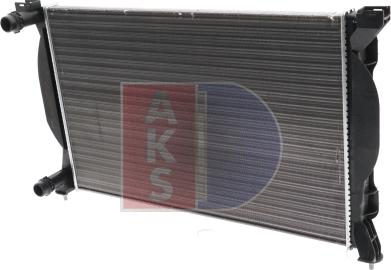 AKS Dasis 480029N - Радіатор, охолодження двигуна autozip.com.ua