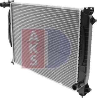 AKS Dasis 480140N - Радіатор, охолодження двигуна autozip.com.ua