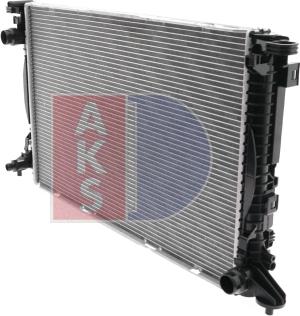 AKS Dasis 480101N - Радіатор, охолодження двигуна autozip.com.ua
