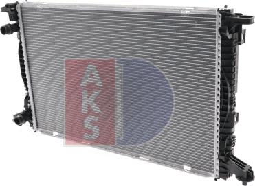 AKS Dasis 480102N - Радіатор, охолодження двигуна autozip.com.ua