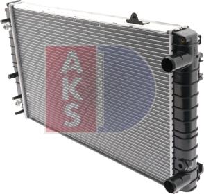 AKS Dasis 480380N - Радіатор, охолодження двигуна autozip.com.ua