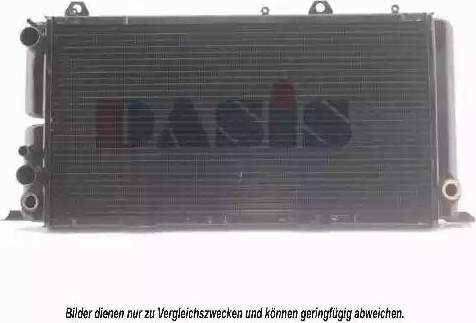 AKS Dasis 480250N - Радіатор, охолодження двигуна autozip.com.ua