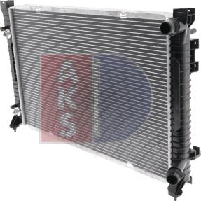 AKS Dasis 480260N - Радіатор, охолодження двигуна autozip.com.ua