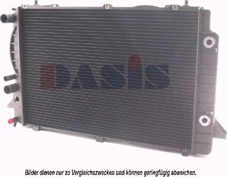 AKS Dasis 481430N - Радіатор, охолодження двигуна autozip.com.ua