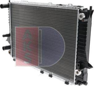 AKS Dasis 481180N - Радіатор, охолодження двигуна autozip.com.ua