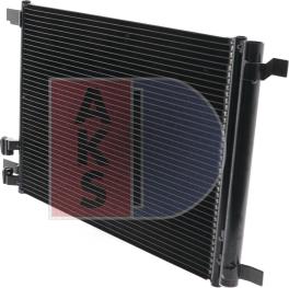 AKS Dasis 482023N - Конденсатор, кондиціонер autozip.com.ua