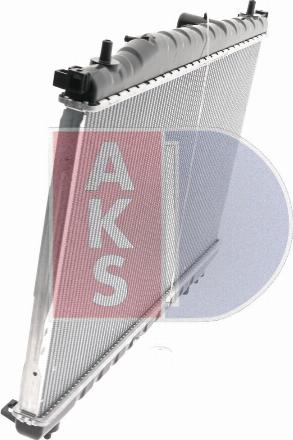 AKS Dasis 560410N - Радіатор, охолодження двигуна autozip.com.ua