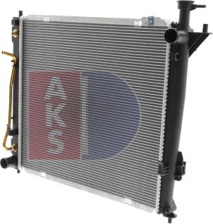 AKS Dasis 560091N - Радіатор, охолодження двигуна autozip.com.ua