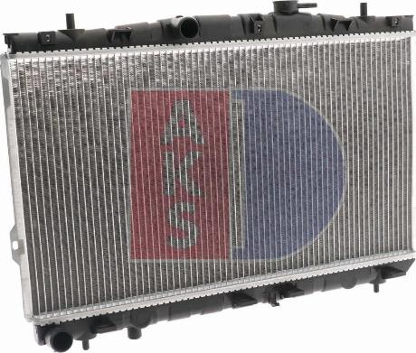 AKS Dasis 560049N - Радіатор, охолодження двигуна autozip.com.ua