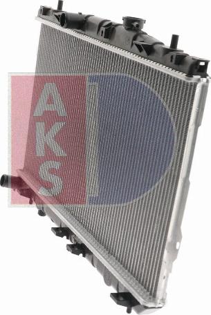 AKS Dasis 560049N - Радіатор, охолодження двигуна autozip.com.ua