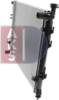 AKS Dasis 560061N - Радіатор, охолодження двигуна autozip.com.ua