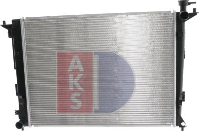 AKS Dasis 560061N - Радіатор, охолодження двигуна autozip.com.ua