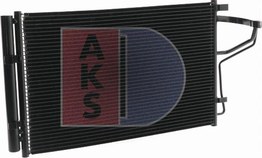 AKS Dasis 562042N - Конденсатор, кондиціонер autozip.com.ua
