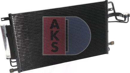 AKS Dasis 562014N - Конденсатор, кондиціонер autozip.com.ua