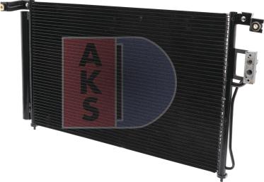 AKS Dasis 562016N - Конденсатор, кондиціонер autozip.com.ua