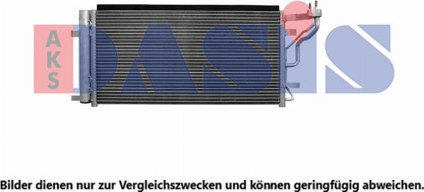 AKS Dasis 562137N - Конденсатор, кондиціонер autozip.com.ua