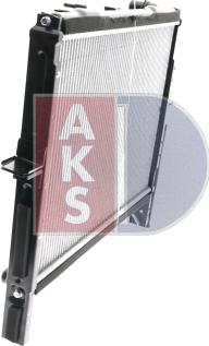 AKS Dasis 510061N - Радіатор, охолодження двигуна autozip.com.ua