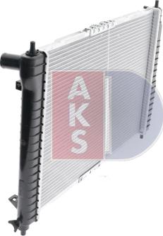 AKS Dasis 510067N - Радіатор, охолодження двигуна autozip.com.ua