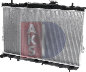 AKS Dasis 510025N - Радіатор, охолодження двигуна autozip.com.ua