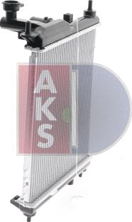 AKS Dasis 510026N - Радіатор, охолодження двигуна autozip.com.ua