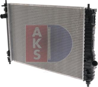 AKS Dasis 510101N - Радіатор, охолодження двигуна autozip.com.ua