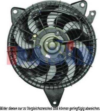 AKS Dasis 518042N - Вентилятор, конденсатор кондиціонера autozip.com.ua