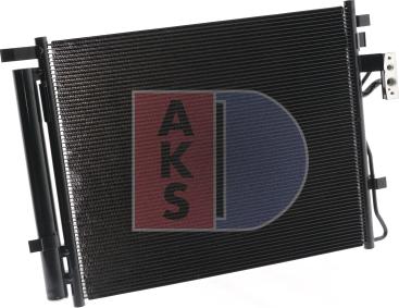 AKS Dasis 512063N - Конденсатор, кондиціонер autozip.com.ua