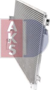 AKS Dasis 512016N - Конденсатор, кондиціонер autozip.com.ua