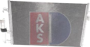 AKS Dasis 512021N - Конденсатор, кондиціонер autozip.com.ua