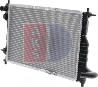 AKS Dasis 520098N - Радіатор, охолодження двигуна autozip.com.ua