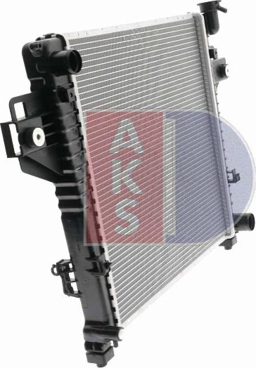 AKS Dasis 520156N - Радіатор, охолодження двигуна autozip.com.ua