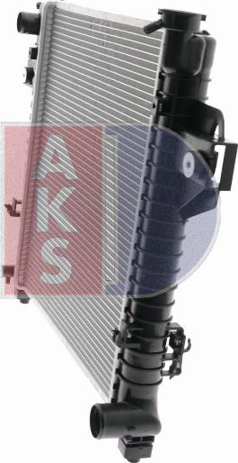 AKS Dasis 520156N - Радіатор, охолодження двигуна autozip.com.ua