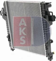 AKS Dasis 520104N - Радіатор, охолодження двигуна autozip.com.ua
