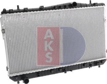 AKS Dasis 520103N - Радіатор, охолодження двигуна autozip.com.ua