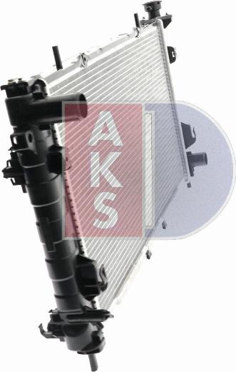 AKS Dasis 520118N - Радіатор, охолодження двигуна autozip.com.ua