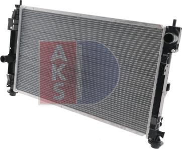 AKS Dasis 520128N - Радіатор, охолодження двигуна autozip.com.ua